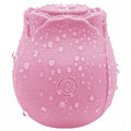 Pink Rose Suction Vibrator 7 Frequency Sucking Clit Massage Rose Toy – product view 4
