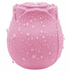 Pink Rose Suction Vibrator 7 Frequency Sucking Clit Massage Rose Toy – product view 4
