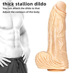15.35 Inches Huge Long Realistic Textured Penis Dildo – product view 12
