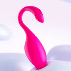 Pink Vibrating Dildo - Bluetooth Vibrator Edition – product view 4