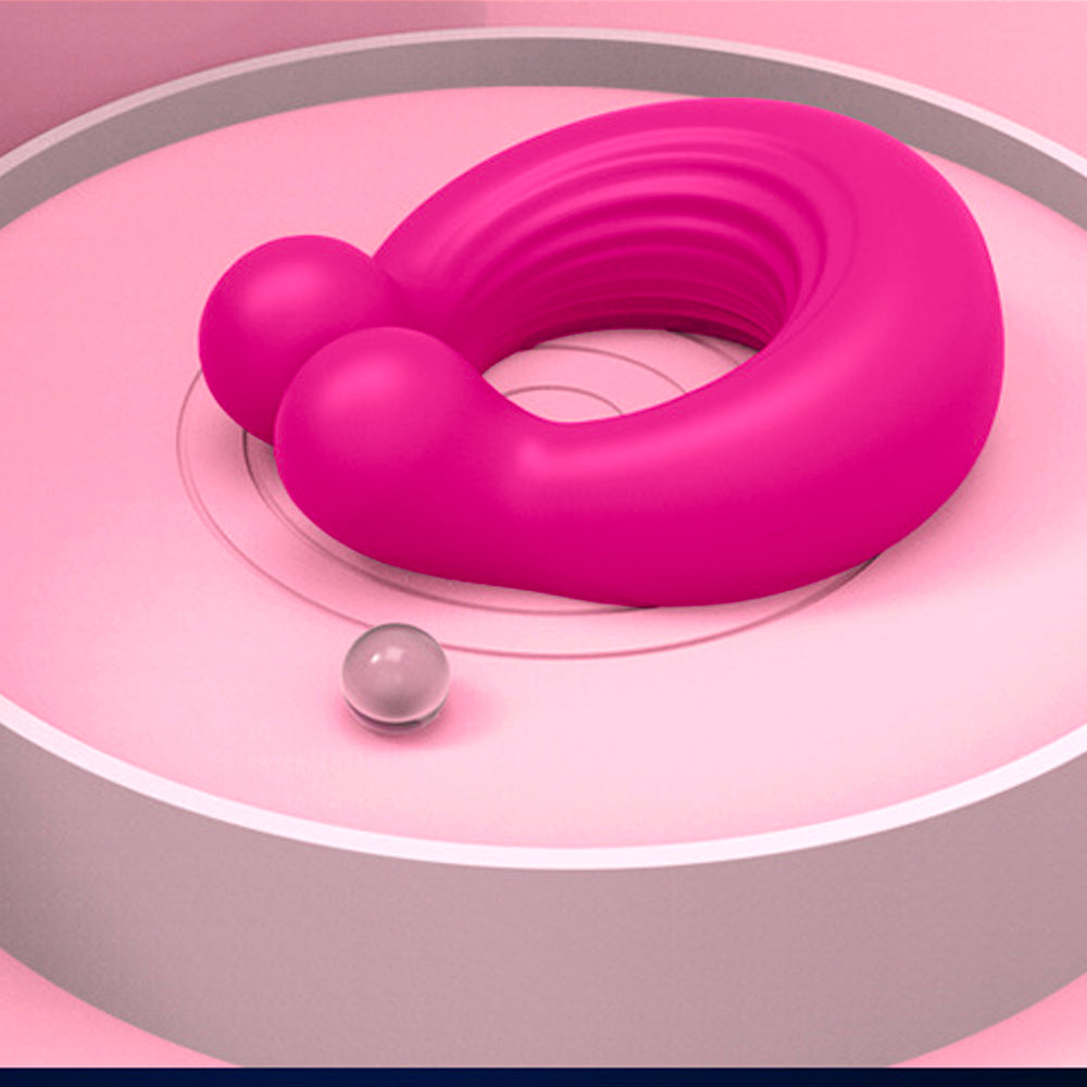 Silicone Vibrating Massage Penis Ring – product view 9