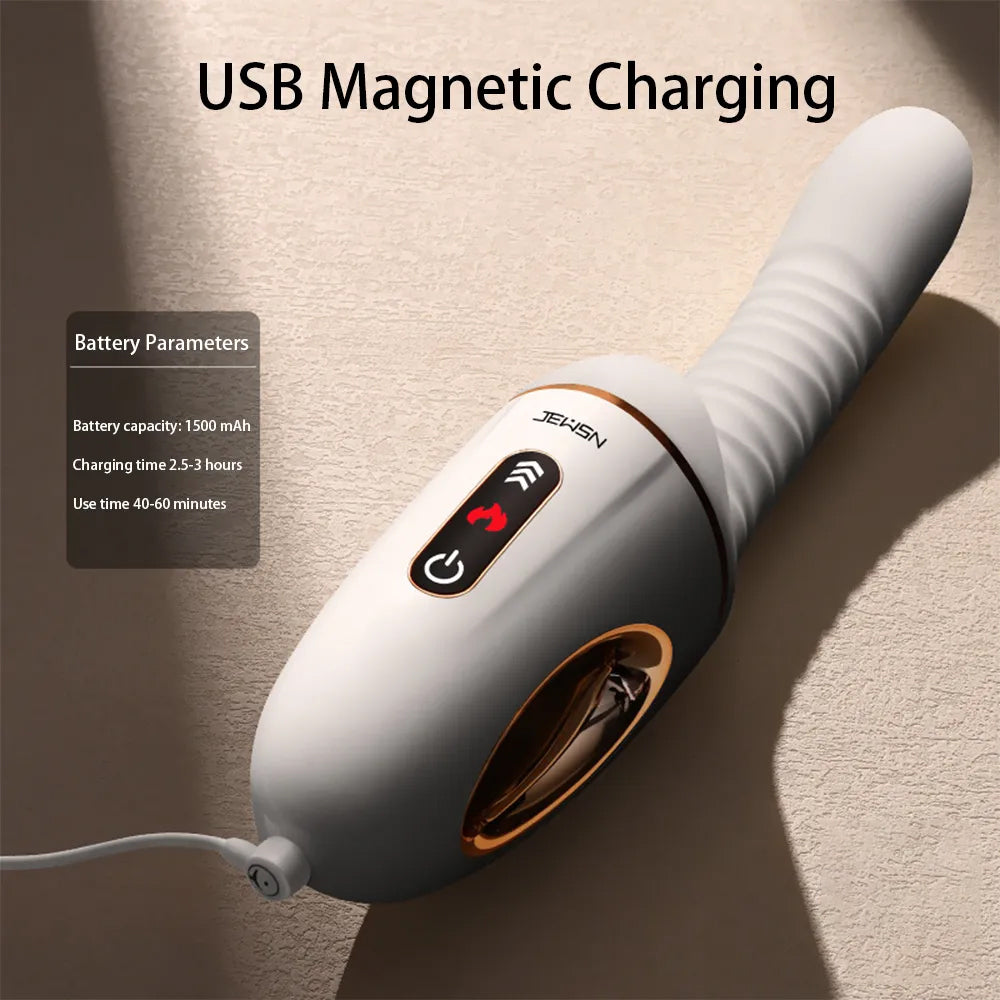 JEWSN G40 Automatic Retractable Heated Handheld Dildo – product view 4
