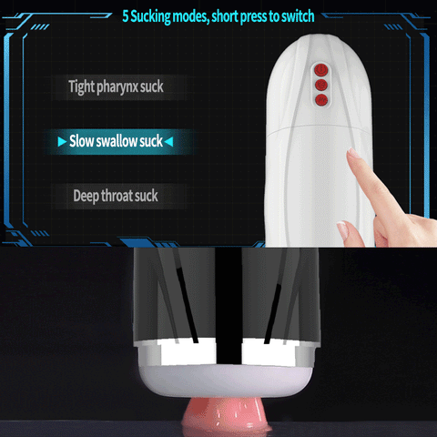 Flash Wolves 10 Vibrating Suction Male Stroker Tongue Licking 3D Inner Cavity Texture Male Vibrator — product image 9