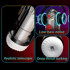 Bluetooth Connected 10 Telescopic Vibrating Intelligent Heating APP Male Stroker – product view 2