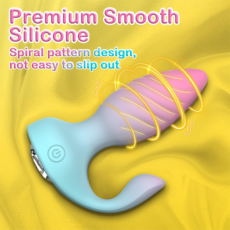 2 In 1 Remote Controlled Vibrator Clitoral Stimulator Anal Plug – product view 5