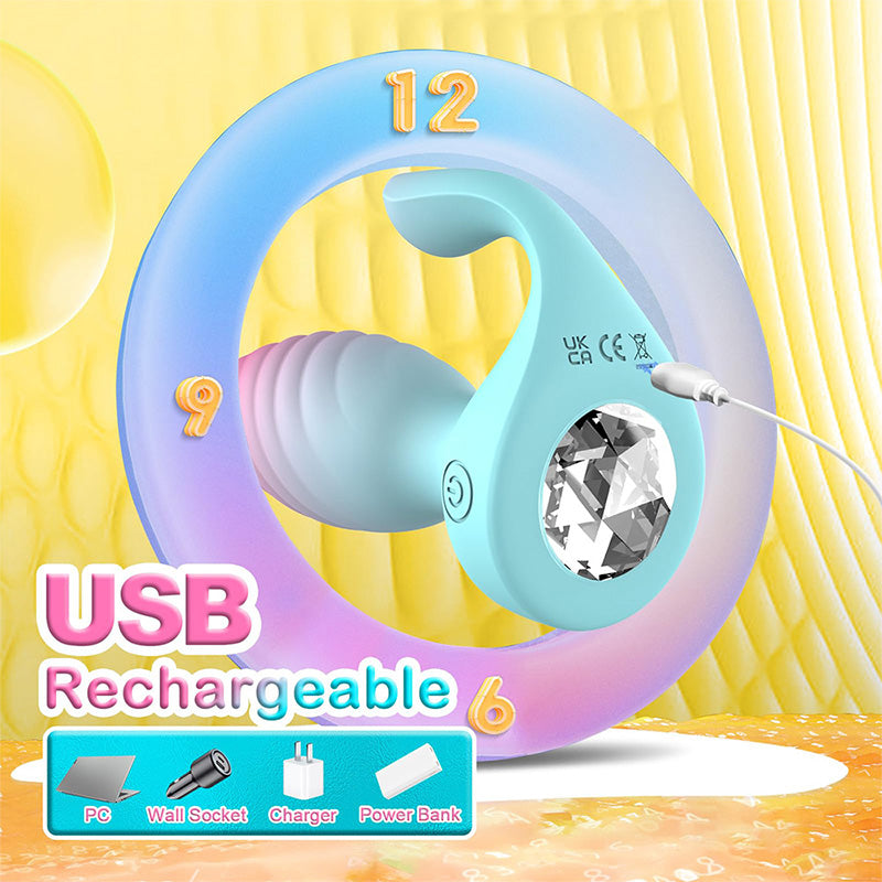 2 In 1 Remote Controlled Vibrator Clitoral Stimulator Anal Plug – product view 6