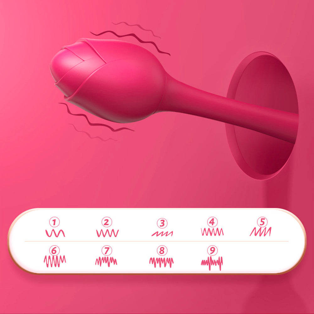 G-spot Rose Clitoral Stimulator Dildos Female Rose Sex Toy – product view 3
