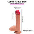 8.7 Inch Dildo Double Layer Liquid Silicone Allovers Dildo