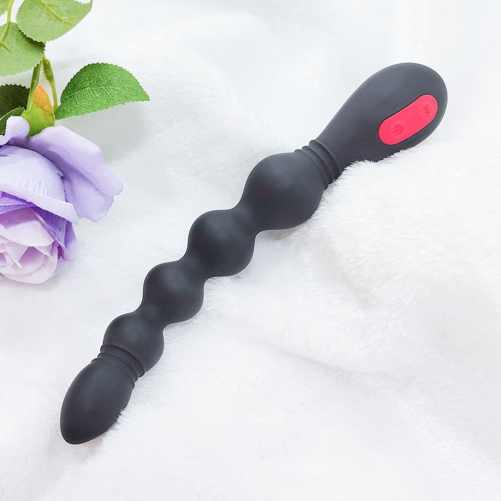 Silicone Anal Plug Beads 9 Frequency Strong Shock Electric Anal Plug – product view 8