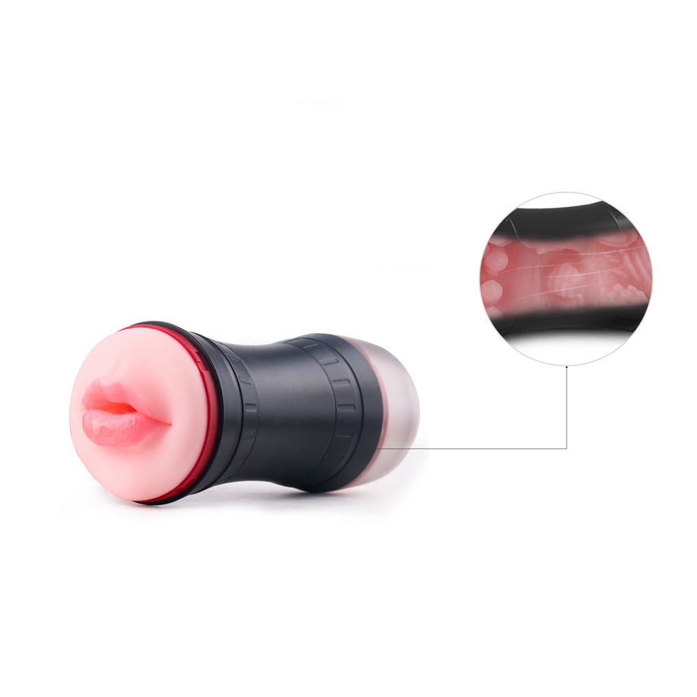 SoloMaxⅡ Double Channel Manual Masturbation Cup Pleasure Realistic 3D Textured Vagina Toys – product view 7