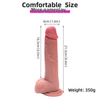 8.4 Inch Liquid Silicone Simulation Double Layer Allovers Dildo