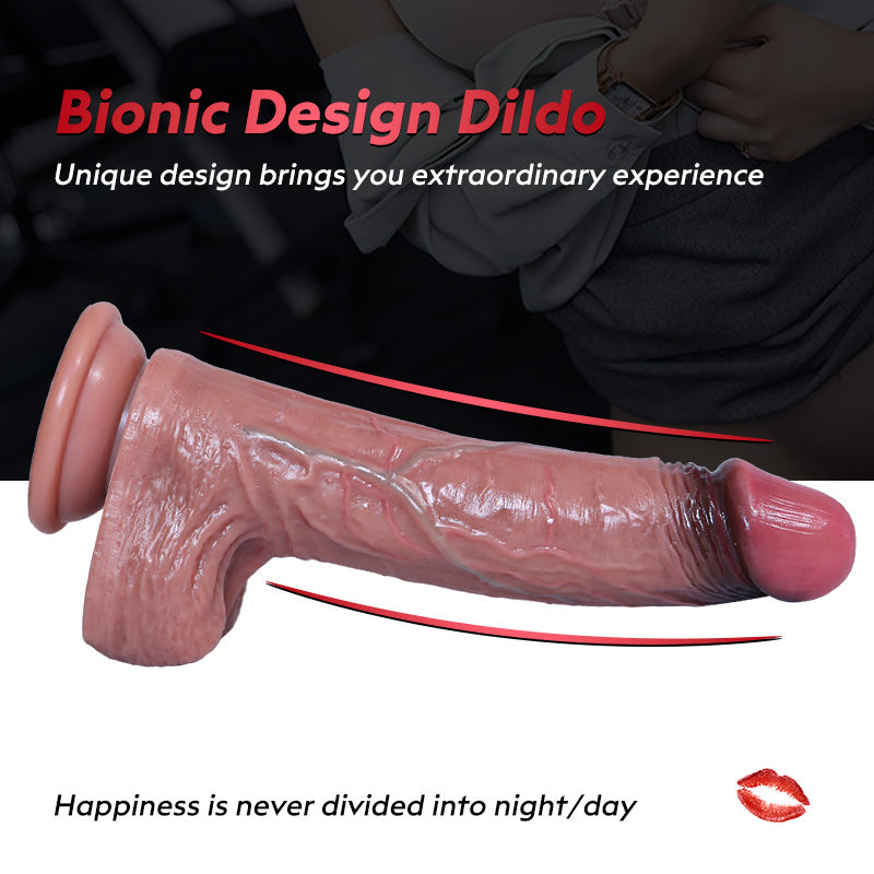7.1 Inch Liquid Silicone Dildo Masturbator