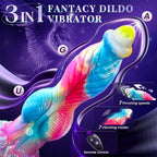 Fantasy 3-in-1 Remote Control Telescopic Vibrating Thrust Huge Dildo – product view 3