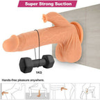 4 in 1 Clitoral Stimulation Suction Cup Realistic Dildo 8.7 Inch – product view 5