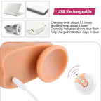 4 in 1 Clitoral Stimulation Suction Cup Realistic Dildo 8.7 Inch – product view 6