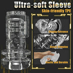 9 Thrusting & Vibrating 2 In 1 Handheld Male Stroker – product view 4