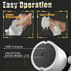 9 Thrusting & Vibrating 2 In 1 Handheld Male Stroker – product view 5