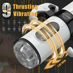 9 Thrusting & Vibrating 2 In 1 Handheld Male Stroker – product view 2
