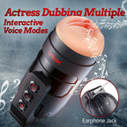 Leten Grenade Blowjob Simulator 10 Vibrating 2 in 1 Fleshlight & Pussy Pocket APP Control – product view 5