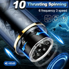 Master 10 Thrusting Rotating 3D Realistic Automatic Male Stroker – product view 5