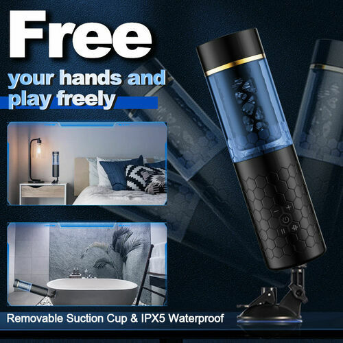 Master 10 Thrusting Rotating 3D Realistic Automatic Male Stroker – product view 3