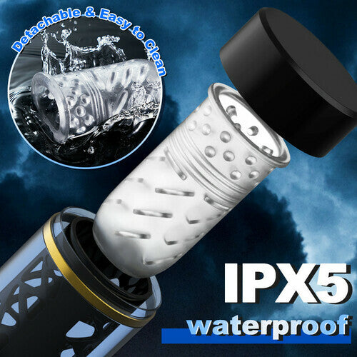 Master 10 Thrusting Rotating 3D Realistic Automatic Male Stroker – product view 2