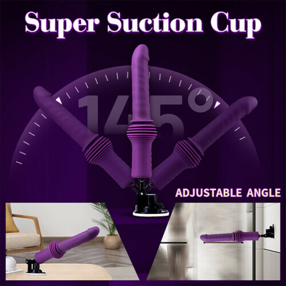 3 Thrusting & 10 Cibrating Modes Heating Thrusting Vibrating Dildo – product view 3