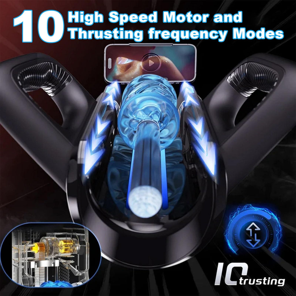 Leten Cannon King Pro Fully Automatic Stroker Ultra-Long Male Stroke Machine With Handle – product view 8