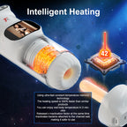 2026 New Stroker Uxol Heating 9 Vibration & 9 Thrusting Male Stroker with Moan Function, Full LCD Display Uxolclub Sex Toys for Men – product view 19