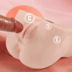 8.9 in 5 Beads Rotating Swing 8 Vibrating Dildo remote control