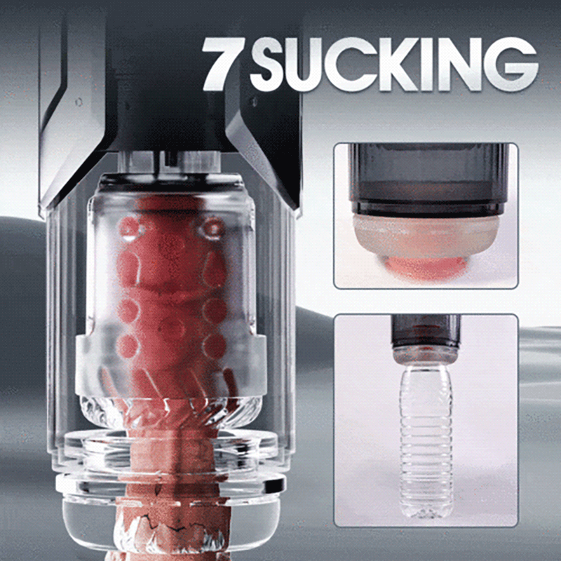 2026 New 4 In 1 Stroker for Men 7 Sucking & Vibrating & Thrusting & Rotating Oral Sex LCD Male Stroker – product view 4