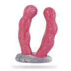 Double-Headed Simulated Silicone Special-Shaped Anal Plug Female Dildo