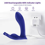 Remote Control Double Sided Slap Vibrating Anal Toy – product view 3