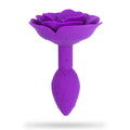 Rose Purple Butt Plug Training Anal Plug Backyard Sex Toys