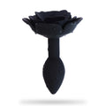 Rose Black Butt Plug Training Anal Plug Sex Toy
