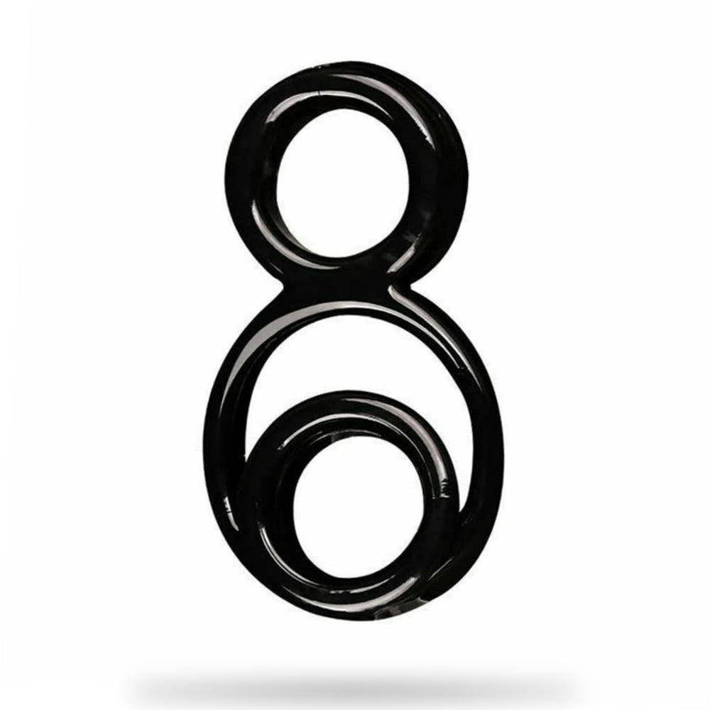 Cock Ring With Ball Strap Stretchy Double Penis Rings