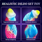 Fantasy 3-in-1 Remote Control Telescopic Vibrating Thrust Huge Dildo – product view 4