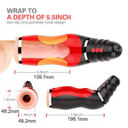 Airbag 10 Vibrating 5 Sucking Voice Male Stroker Realistic Oral Sex Deep Throat Heating Artificial Vagina Male Stroker – product view 8