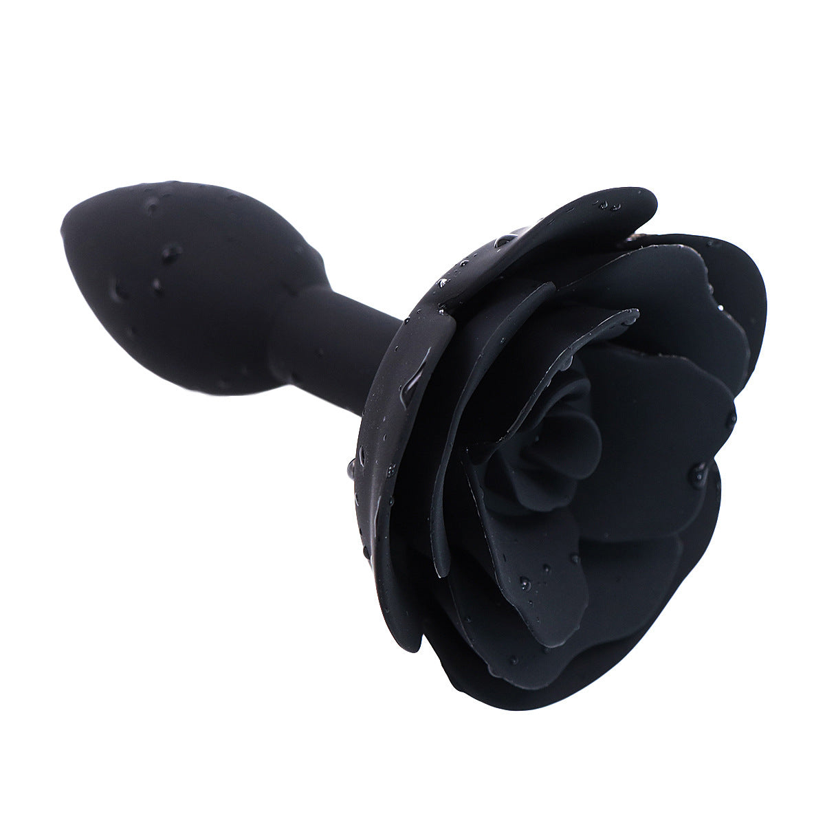 Rose Black Butt Plug Training Anal Plug Sex Toy – product view 3
