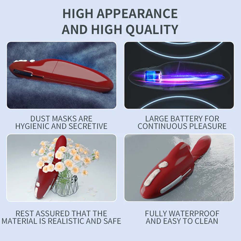 UXOL -3In1 Wireless Remote Control Wearable Telescopic Vibrating Intelligent Heated Dildo – product view 5