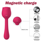 Rose Vibrator Female Masturbator Sucking Nipple Vibrator – product view 4