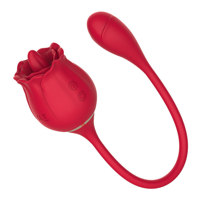 Rose Vibrator Tongue Licking Clitoris Stimulation With Vibrating Egg – product view 7