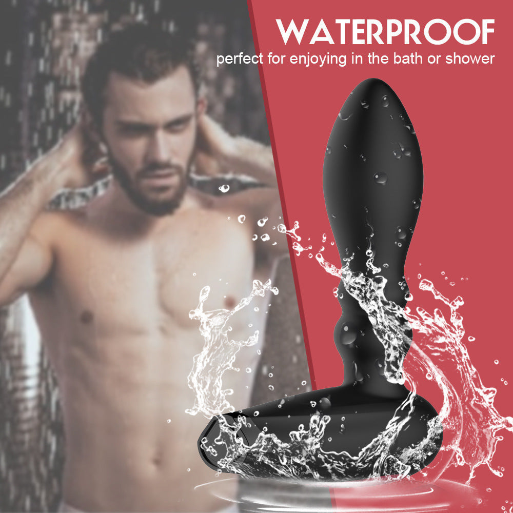 Strong Vibration Inflatable Anal Plug – product view 2