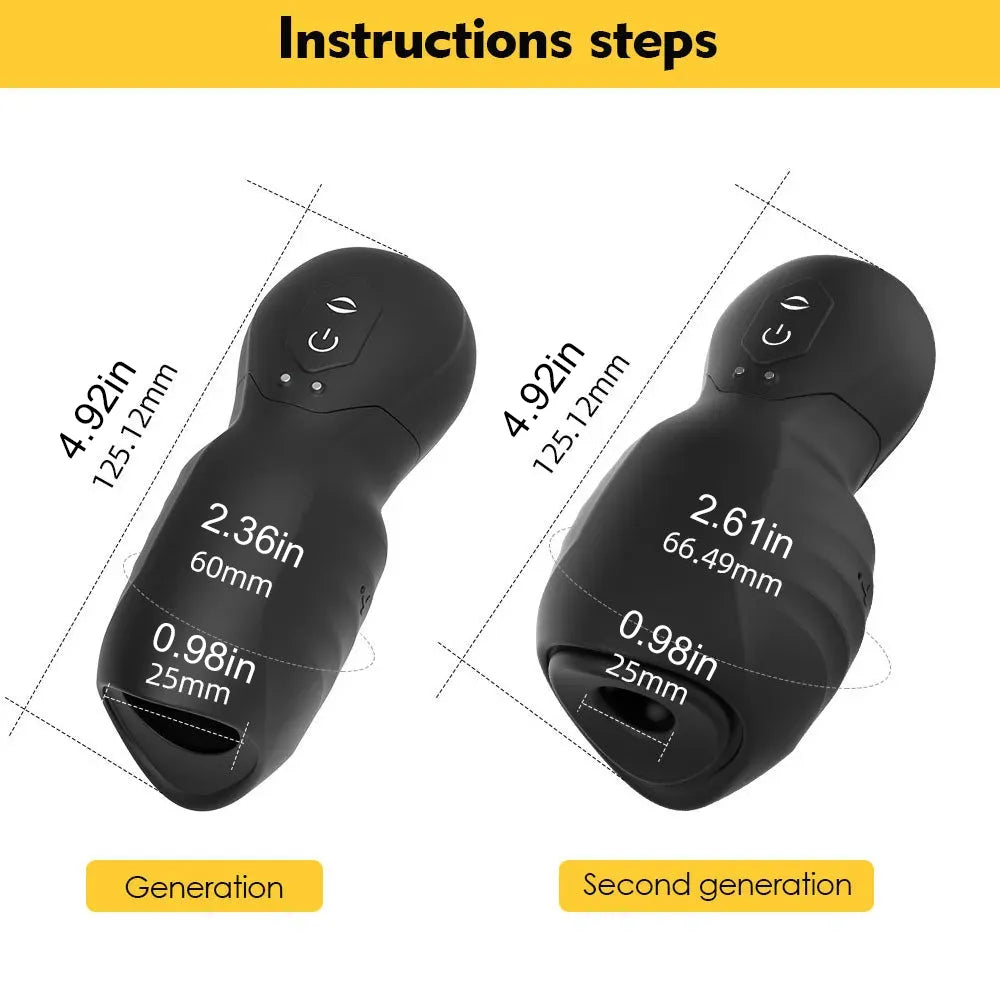 UltraDriveⅡ 7 Vibration 3 Sucking Male Stroker Penis Trainer Super Pleasure Glans Trainer – product view 8