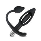 Hollow Thread Silicone Vibrating Anal Plug – product view 4