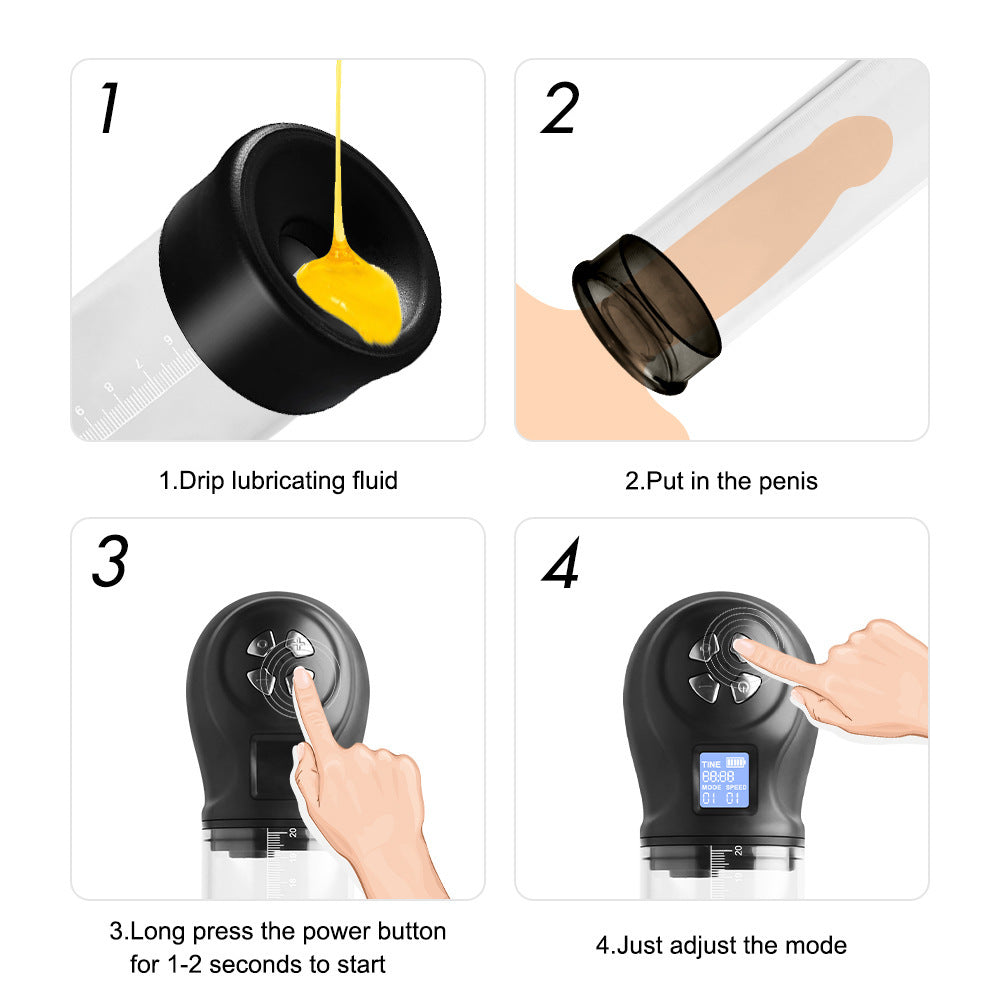 6-Frequency Negative Pressure Digital Display Waterproof Masturbation Pump — product image 8