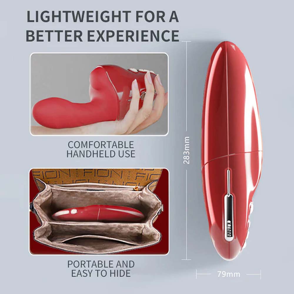 UXOL -3In1 Wireless Remote Control Wearable Telescopic Vibrating Intelligent Heated Dildo – product view 8