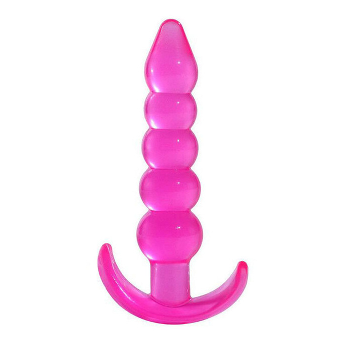 Crystal Transparent Five-Bead Anal Plug G-Spot Orgasm – product view 6