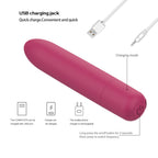 Rechargeable Bullet Mini Vibrator Female Masturbator – product view 3