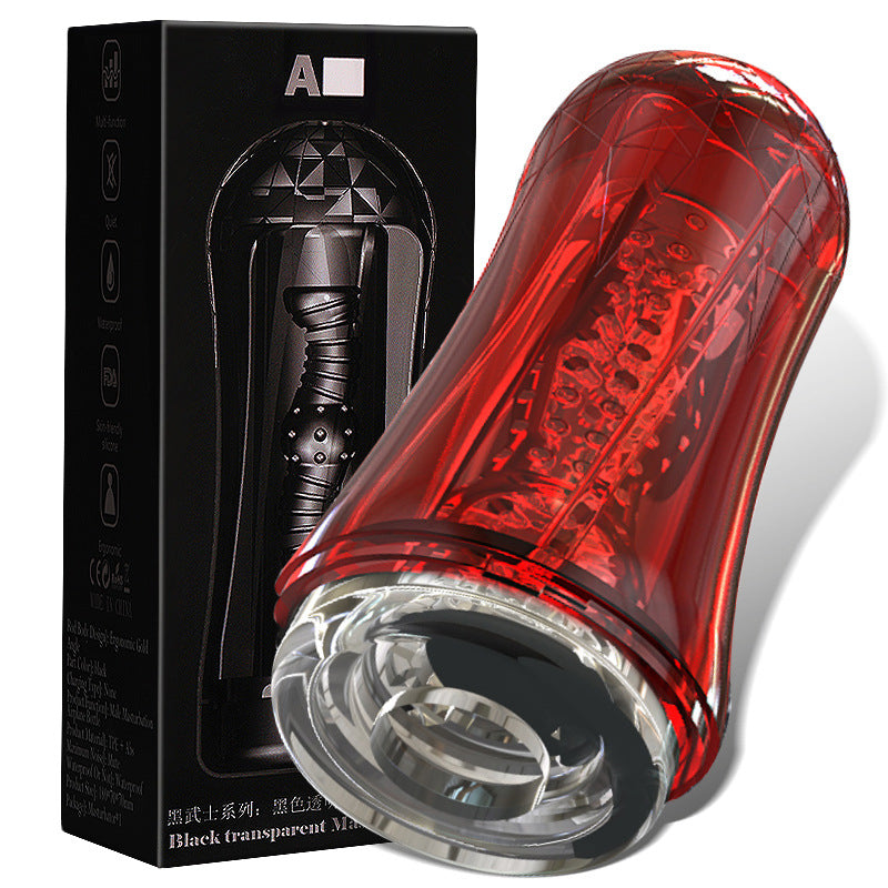 Red Eagle 10 Vibrations Air Pressure Sucking Electric Male Stroker Transparent Soft for Penis Stimulation – product view 16